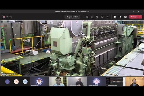Screen grabs from the TAT, which was held remotely in South Korea.